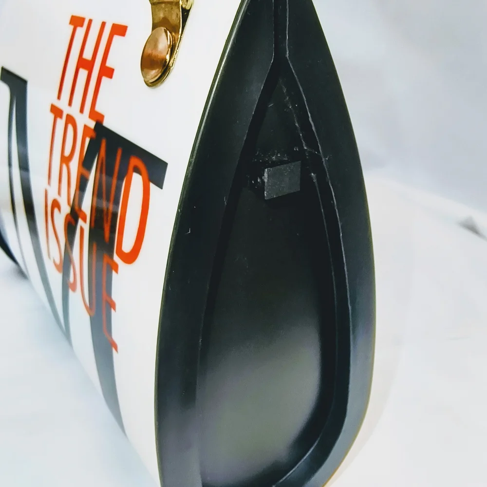 Unbranded Chic Clutch Magazine‎ Cover Design in Black, White, & Gold